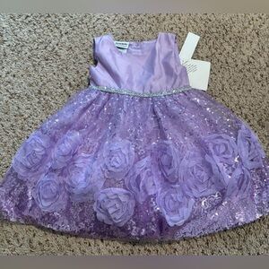 24 month purple formal dress